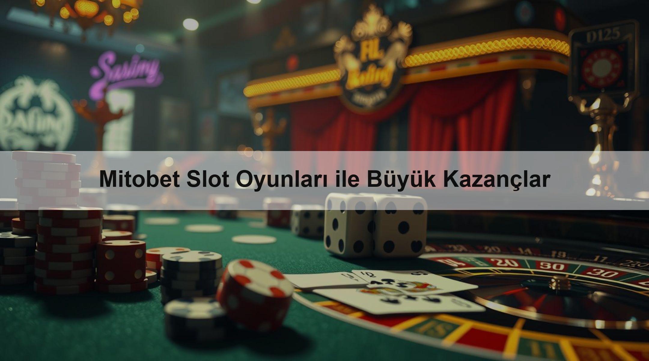Mitobet Slot Oyunları ile Büyük Kazançlar